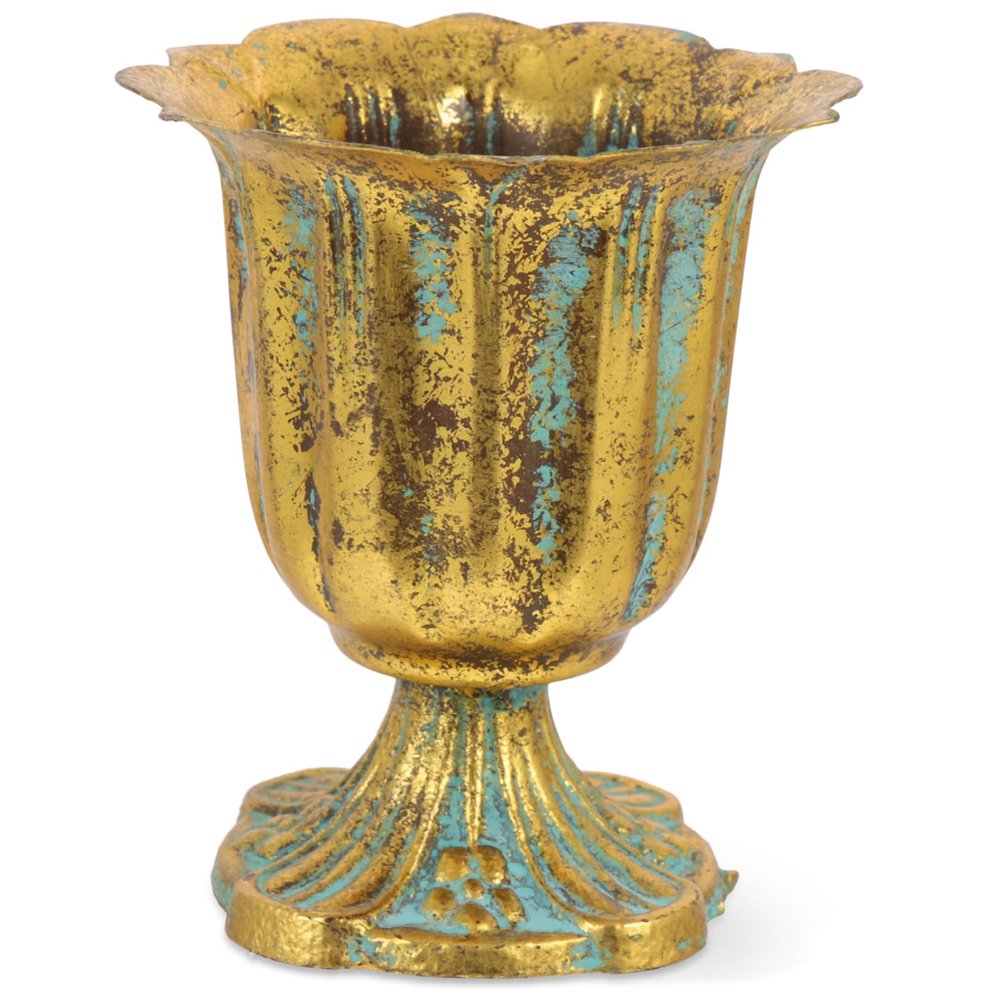 GOOHOCHY Vintage Flower Vase with Roman Column Design