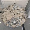 FANSU Elastic Round Tablecloth, Wipeable, Washable, Stain-Resistant, Totem, 100 cm Diameter view 3