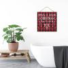 Holly and Jolly Christmas Time to All of You Wooden Pallet Wall Sign, 12 x 12 in, Wall Art Decor view 4