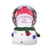 HERCHR Christmas Musical Snow Globe with Color-Changing Light (C) view 1