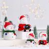 HERCHR Christmas Musical Snow Globe with Color-Changing Light (C) view 4