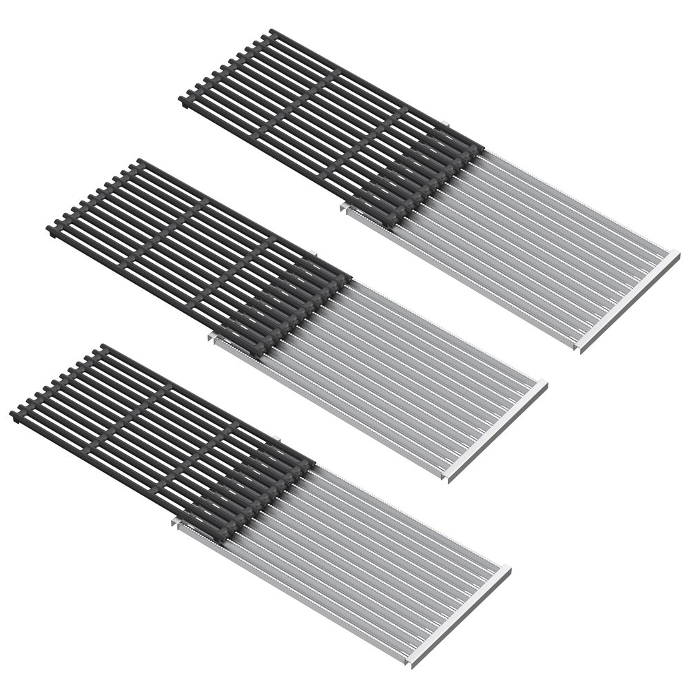 43.2 x 24.8 cm Grill Emitter Plates and Grates Replacement Set