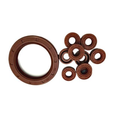 FKM Shaft Seal TC-42 * 52 * 55 * 56 * 58 * 60 * 62 * 64 * 65 * 68 * 70 * 72 * 75 * 7/8/10/12 FPM-Coated Double Lip with Garter Spring (Size: 42x68x8mm, 1 pc)