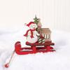 Mini Christmas Sleigh Ornament view 4