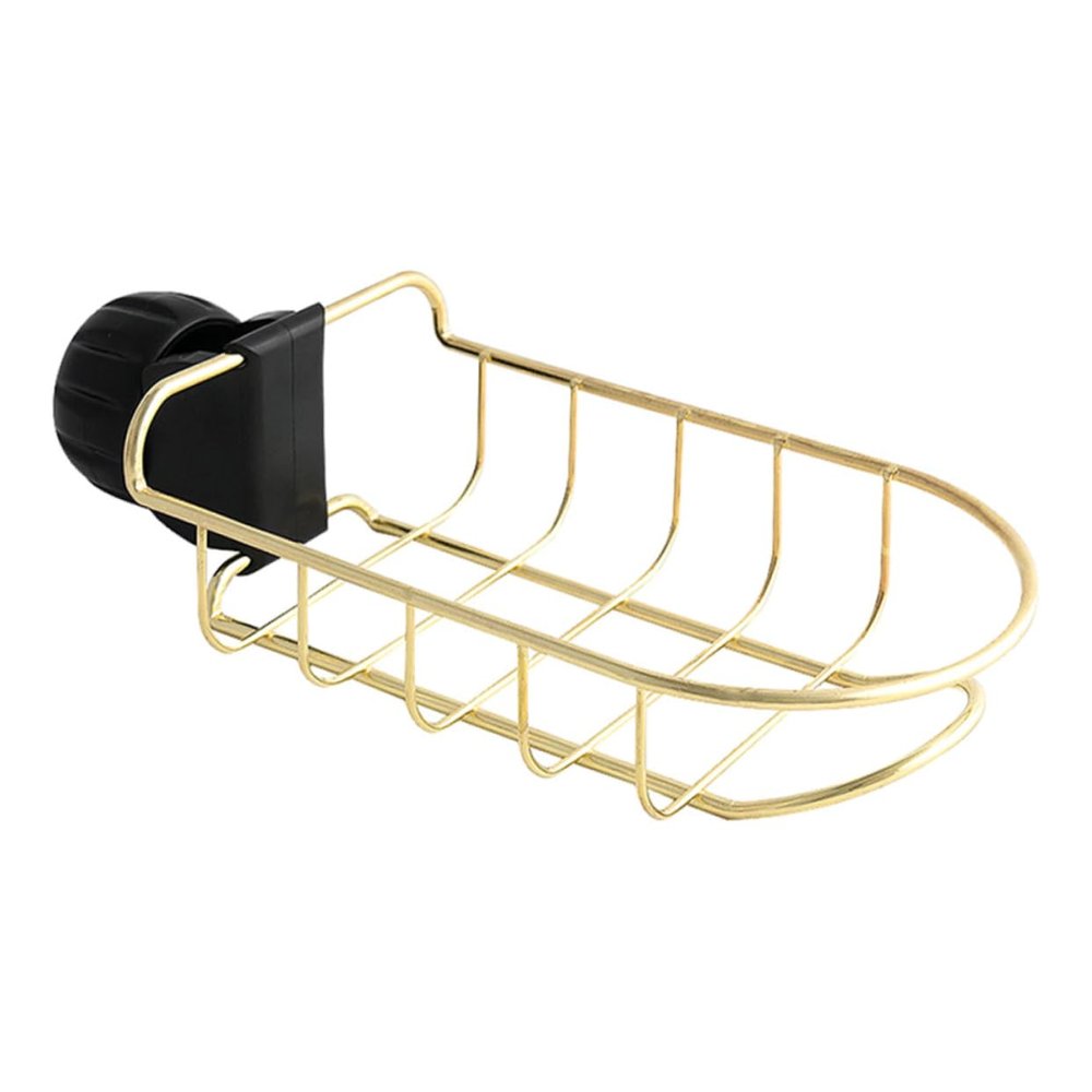 Adjustable Stainless Steel Sponge Holder for Faucets