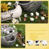 Guiqulai Mini Resin Sheep Figurines, Garden Decor, Ornaments, Black, 100-Piece Set view 4