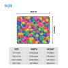 JEWOSS Pickleball Ball Colors Pattern Print Eco-Friendly Multifunctional Mouse Pad view 2