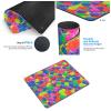 JEWOSS Pickleball Ball Colors Pattern Print Eco-Friendly Multifunctional Mouse Pad view 3