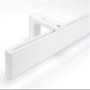 Deco-Raum Custom-Length White Internal-Track Curtain Rod, 220 cm view 1