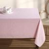 Laura Ashley Harper Luxurious Smooth Fabric Tablecloth for Formal or Casual Dinners, Holidays, Banquets, Weddings or Parties, 152.4 x 259.1 cm, Blush view 2