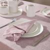 Laura Ashley Harper Luxurious Smooth Fabric Tablecloth for Formal or Casual Dinners, Holidays, Banquets, Weddings or Parties, 152.4 x 259.1 cm, Blush view 4