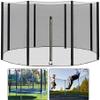 MekUk Replacement Trampoline Safety Net for Garden Trampolines, Protective Enclosure (10 ft / 3.05 m, 3 Legs, 6 Poles) view 1
