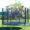 MekUk Replacement Trampoline Safety Net for Garden Trampolines, Protective Enclosure (10 ft / 3.05 m, 3 Legs, 6 Poles) view 3