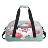 Happy Mother's Day Flower 24L Sports Duffel Bag, Weekend Overnight Travel Gym Bag view 1