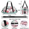 Happy Mother's Day Flower 24L Sports Duffel Bag, Weekend Overnight Travel Gym Bag view 2