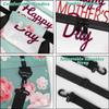 Happy Mother's Day Flower 24L Sports Duffel Bag, Weekend Overnight Travel Gym Bag view 4