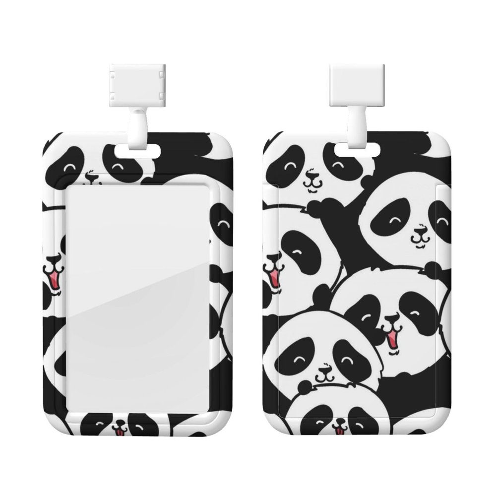 Panda ID Card Holder with Lanyard