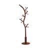 Rotating Wooden Coat Rack with Hooks view 1