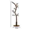 Rotating Wooden Coat Rack with Hooks view 2