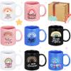 Maxdot Ceramic Coffee Mugs with Handles, 340 ml, Set of 8 view 1