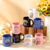 Maxdot Ceramic Coffee Mugs with Handles, 340 ml, Set of 8 view 2