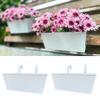 LaLaGreen Large Planter Box (40.6 cm, 2-Pack), White view 1