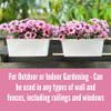 LaLaGreen Large Planter Box (40.6 cm, 2-Pack), White view 3