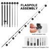 FSFLAG Bar Drinks Feather Flag with Pole and Ground Spike, 2.5 m view 3