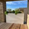 VIVANNO ELEMENTO 100 Planter Room Divider, Fiberglass Privacy Screen, White view 4