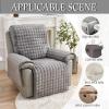 NNSMUN Plush Sofa Cover, Gray, 2-Seat, 116 × 190 cm view 2