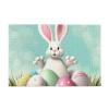 Happy Easter Eggs Bunny Tail Personalized Puzzle, 1,000 Pieces, Photo Jigsaw Puzzle for Adults and Family (74.9 cm x 50.0 cm) view 2