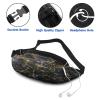 Moscow Night Scene Adjustable Waist Bag with Headphone Port, One Size view 3