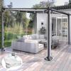 KOOEIN Waterproof Transparent Heavy-Duty PVC Tarp with Grommets, 0.35 mm, 2.4 x 3.2 m view 1