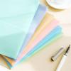 WaLdor A4 Document Folder, 2-Section, PVC, Button Closure, Blue view 4