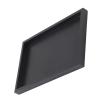 Wooden Tea Tray, Rectangular Solid Wood Serving Tray, Black (30 x 24 cm) (22 x 12 x 2 cm) view 2