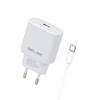 BELINE 25 W GaN USB-C Wall Charger with USB-C Cable, White view 1