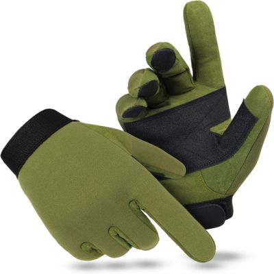 normani Neoprene Diving & Surf Gloves, High-Stretch, 3.0 mm, Olive/Black, XL