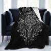 Dimmu Borgir Fleece Throw Blanket for Bed, Sofa, Couch, Travel and Camping view 1