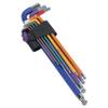 AB Tools Metric Hex Keys with Long Ball End, Multicolor, Non-Slip, 1.5–10 mm, 9-Piece view 1