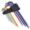 AB Tools Metric Hex Keys with Long Ball End, Multicolor, Non-Slip, 1.5–10 mm, 9-Piece view 3