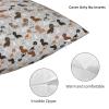 Doxie Coastal Dogs at the Coast Summer Sand Decorative Pillow Cover, 40 x 40 cm view 4
