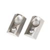 100 T-Slot Nuts with Spring Ball, Series 45, M4/M5/M6/M8, European Standard, Internal Thread, Carbon Steel (Color: 25 pcs; Size: 45-M5) view 1