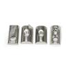 100 T-Slot Nuts with Spring Ball, Series 45, M4/M5/M6/M8, European Standard, Internal Thread, Carbon Steel (Color: 25 pcs; Size: 45-M5) view 3