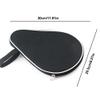 Yusat Table Tennis Bag, Paddle Carrying Case with Ball Storage Pocket, Waterproof Scratch-Resistant Cover (Black) view 4