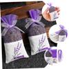 50 Empty Cotton Lavender Sachets with Drawstrings view 2