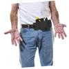 Leather Pocket Organizer with Steel Clip, Black, 1 Piece view 2
