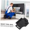 Leather Pocket Organizer with Steel Clip, Black, 1 Piece view 3
