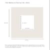 nielsen Premium Mat Board 2.5 mm, Outer Format 21 x 29.7 cm (DIN A4), for 10 x 15 cm Image, Antique White view 2