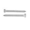 Hex-Head Sheet Metal Screws 2.2 x 22 mm, 60 pcs, Stainless Steel A2/V2A, DIN 7976 / ISO 1479, Form C view 2