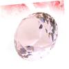 Decorative Crystal Diamonds, 2 Pieces, 60 mm, Pink view 4